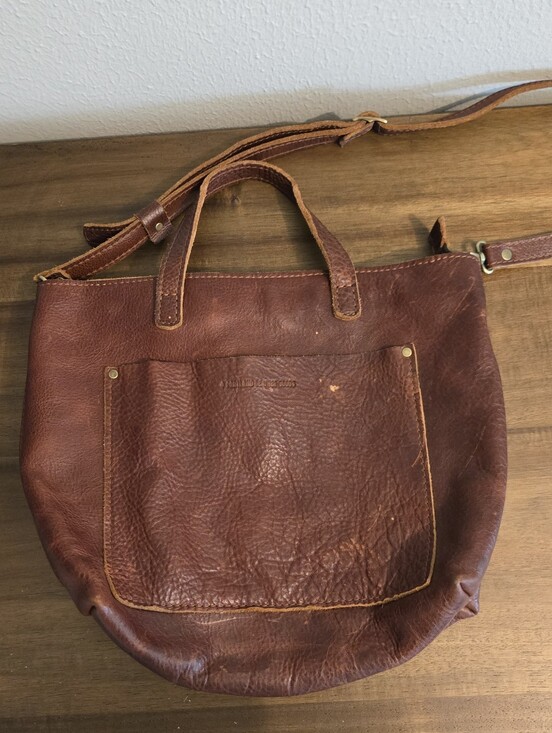 Portland Leather Handbags - Portland leather brown leather tote bag